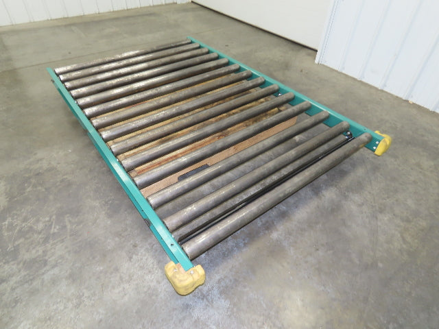 54"x 7' Heavy Duty Pallet Conveyor 2-5/8" Gravity Roller 51"BF 11/16" Hex Axle