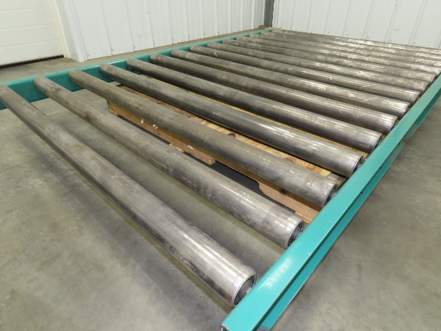 54"x 7' Heavy Duty Pallet Conveyor 2-5/8" Gravity Roller 51"BF 11/16" Hex Axle