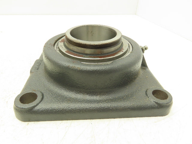Fafnir RCJ 2 3/8 Flange Ball Bearing Unit 2 3/8" Bore 4 Bolt Locking Collar