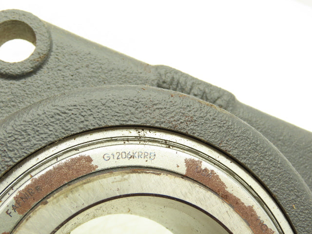 Fafnir RCJ 2 3/8 Flange Ball Bearing Unit 2 3/8" Bore 4 Bolt Locking Collar