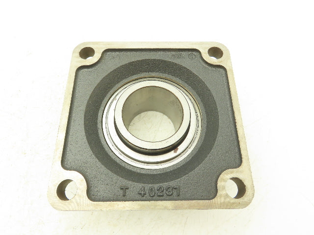 Fafnir RCJ 2 3/8 Flange Ball Bearing Unit 2 3/8" Bore 4 Bolt Locking Collar