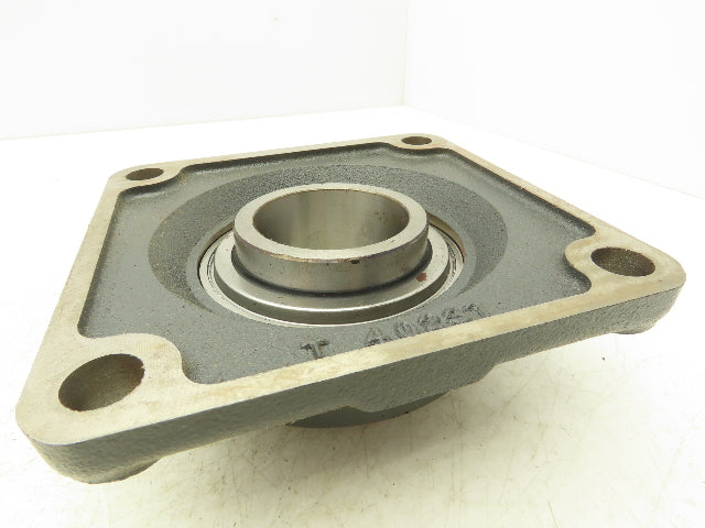 Fafnir RCJ 2 3/8 Flange Ball Bearing Unit 2 3/8" Bore 4 Bolt Locking Collar