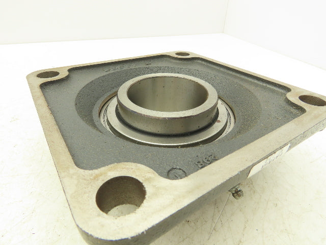 Fafnir RCJ 2 3/8 Flange Ball Bearing Unit 2 3/8" Bore 4 Bolt Locking Collar
