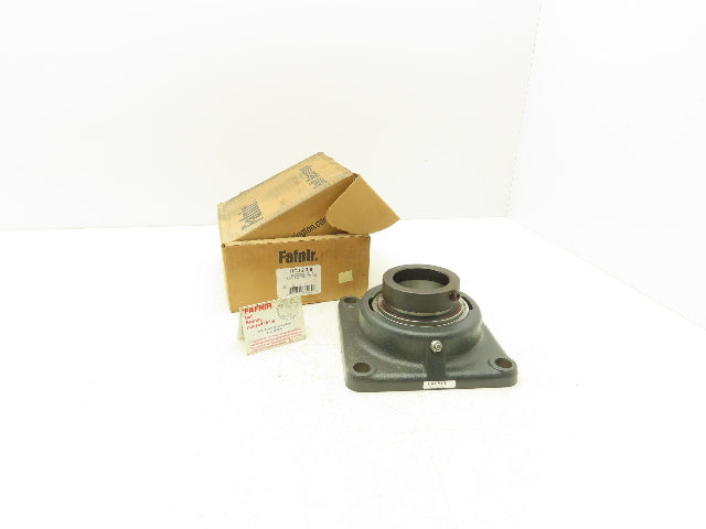 Fafnir RCJ 2 3/8 Flange Ball Bearing Unit 2 3/8" Bore 4 Bolt Locking Collar