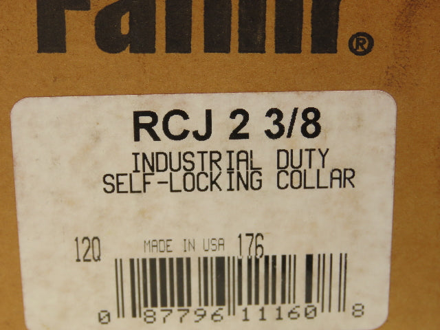 Fafnir RCJ 2 3/8 Flange Ball Bearing Unit 2 3/8" Bore 4 Bolt Locking Collar