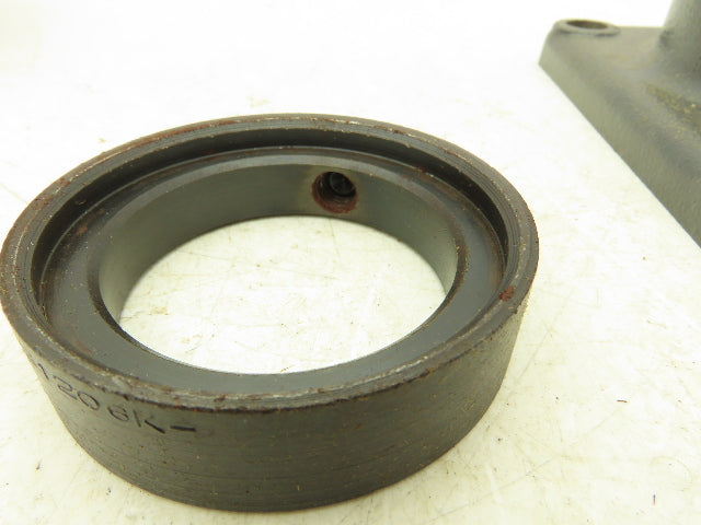 Fafnir RCJ 2 3/8 Flange Ball Bearing Unit 2 3/8" Bore 4 Bolt Locking Collar