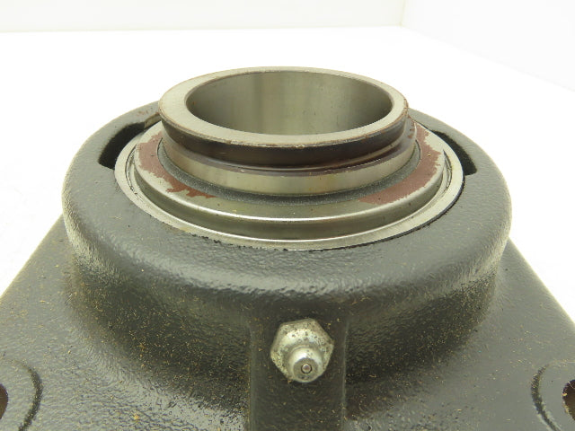 Fafnir RCJ 2 3/8 Flange Ball Bearing Unit 2 3/8" Bore 4 Bolt Locking Collar