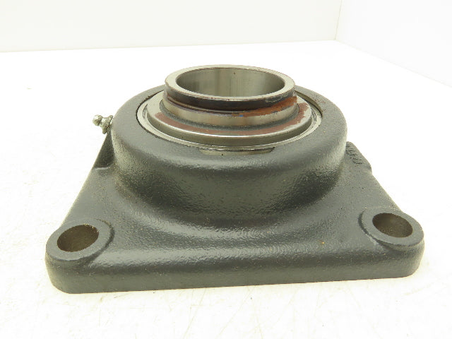 Fafnir RCJ 2 3/8 Flange Ball Bearing Unit 2 3/8" Bore 4 Bolt Locking Collar