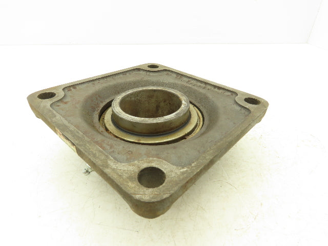 Fafnir RCJ 2 3/8 Flange Ball Bearing Unit 2 3/8" Bore 4 Bolt No Locking Collar