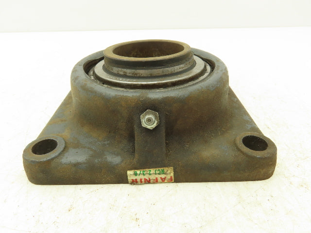 Fafnir RCJ 2 3/8 Flange Ball Bearing Unit 2 3/8" Bore 4 Bolt No Locking Collar