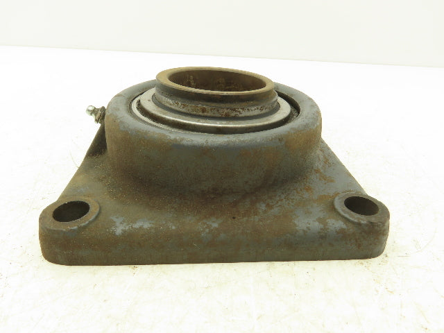 Fafnir RCJ 2 3/8 Flange Ball Bearing Unit 2 3/8" Bore 4 Bolt No Locking Collar