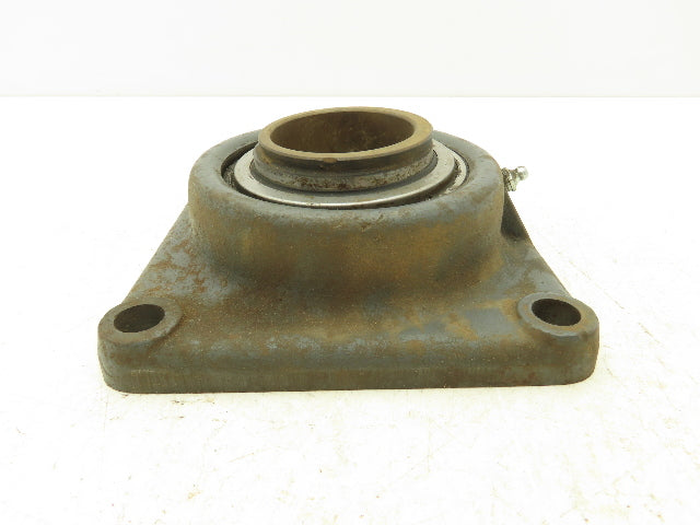Fafnir RCJ 2 3/8 Flange Ball Bearing Unit 2 3/8" Bore 4 Bolt No Locking Collar