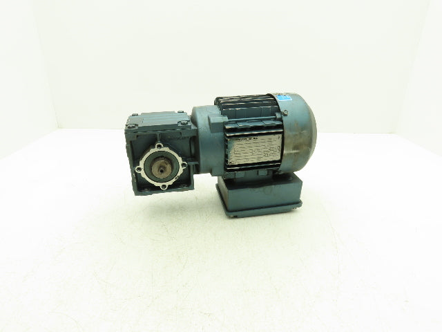 Sew Eurodrive WA20DT71D4 Gearmotor 10:1 Ratio 166rpm 1/2Hp 460V 20mm Hollow Shaft