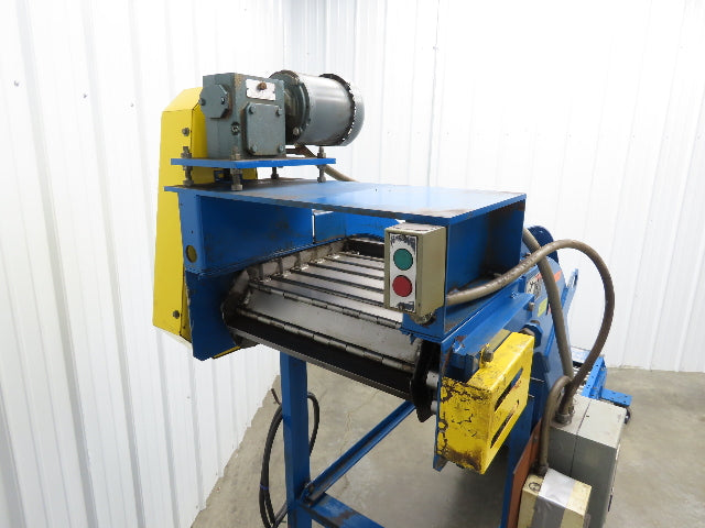 Spartec Portable Chip Conveyor 18"Belt 36" Infeed 50"H Discharge 230/460V 10'OAL