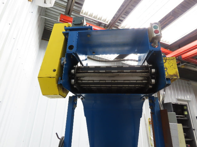 Spartec Portable Chip Conveyor 18"Belt 36" Infeed 50"H Discharge 230/460V 10'OAL