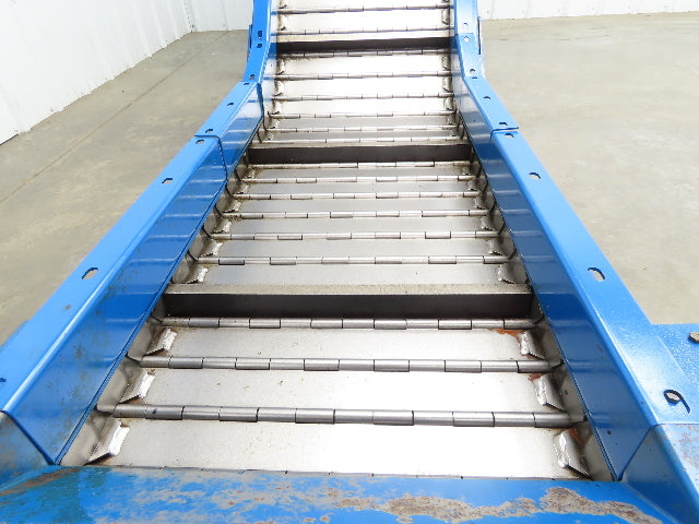 Spartec Portable Chip Conveyor 18"Belt 36" Infeed 50"H Discharge 230/460V 10'OAL
