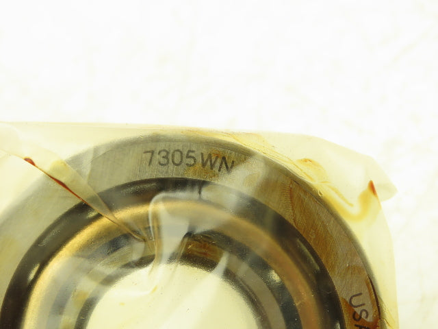 Fafnir 7305WN Angular Contact Ball Bearing 25mm-ID x 62mm-OD x 17mm-W Lot Of 2
