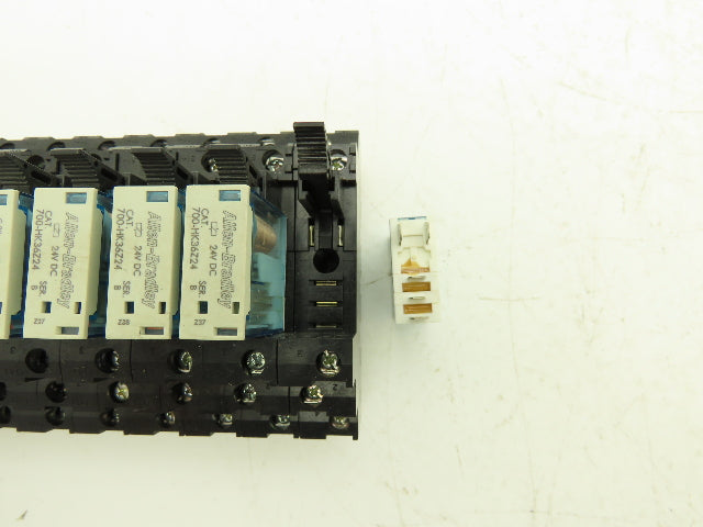 Allen-Bradley 700-HK36Z24 Terminal Block Relay 24V Coil 700-HN 121 Lot of 12