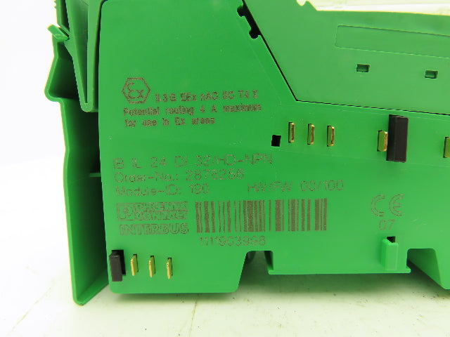 Phoenix Contact 2878256 Inline Digital Input Terminal Module I/O 32 Inputs