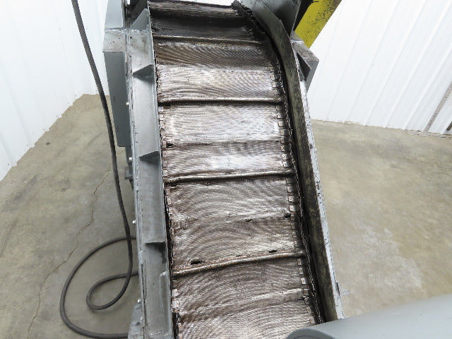 Portable Incline Conveyor Parts Dryer w/Fan 16" Stainless Mesh Belt 84"L 480V
