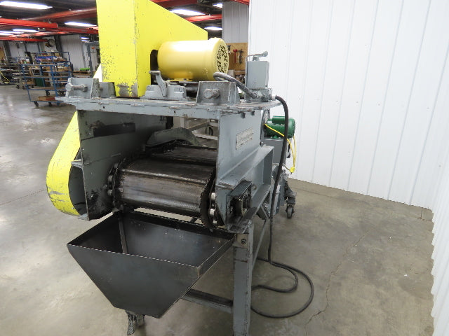 Portable Incline Conveyor Parts Dryer w/Fan 16" Stainless Mesh Belt 84"L 480V