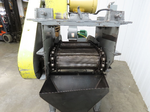 Portable Incline Conveyor Parts Dryer w/Fan 16" Stainless Mesh Belt 84"L 480V