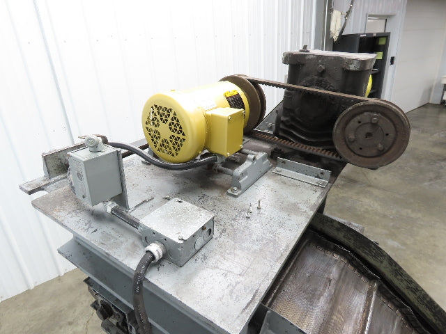 Portable Incline Conveyor Parts Dryer w/Fan 16" Stainless Mesh Belt 84"L 480V