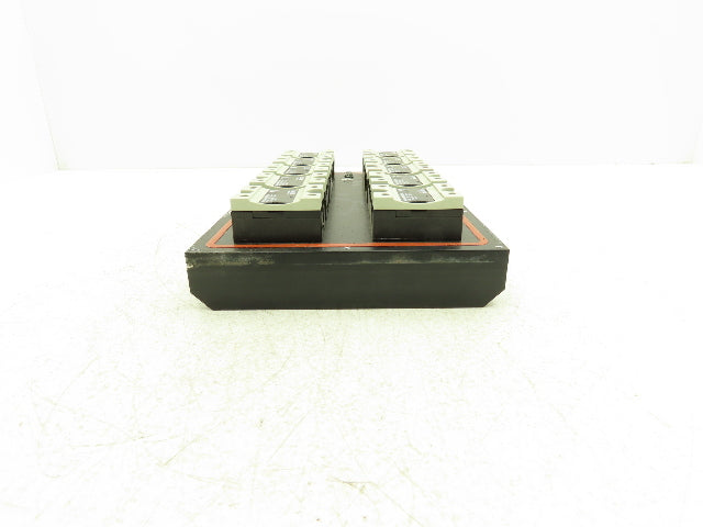 Carlo Gavazzi RM1A48D50S18 Solid State Relay 480V 50A SSR Heat Sink w/10 Relays