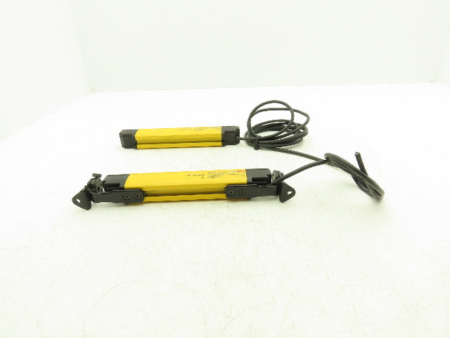 Keyence GL-R12H Safety Light Curtain Transmitter & Receiver Set 25mm x 220mm 15m