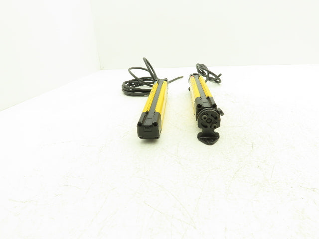 Keyence GL-R12H Safety Light Curtain Transmitter & Receiver Set 25mm x 220mm 15m