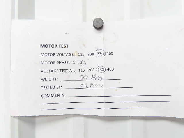 Haas 14-0767A Hydraulic Coolant Pump 230V 3PH Motor