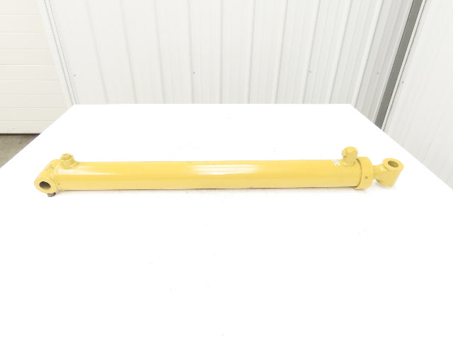 Welded Hydraulic Cylinder 2.5" Bore 25" Stroke Cross-Tube SAE Ports 36"OAL