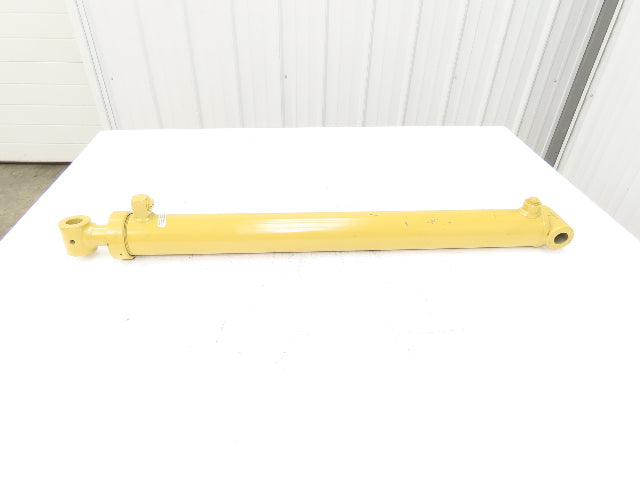Welded Hydraulic Cylinder 2.5" Bore 25" Stroke Cross-Tube SAE Ports 36"OAL