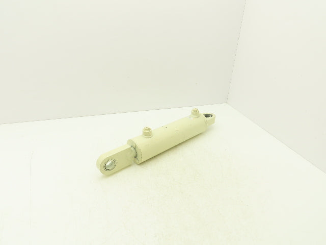 Welded Hydraulic Cylinder 3" Bore 8" Stroke Swivel Eye Mount SAE Ports