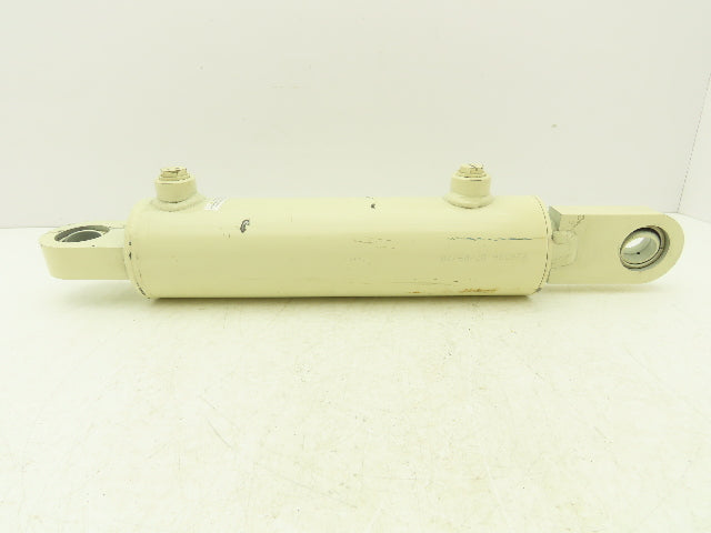 Welded Hydraulic Cylinder 3" Bore 8" Stroke Swivel Eye Mount SAE Ports