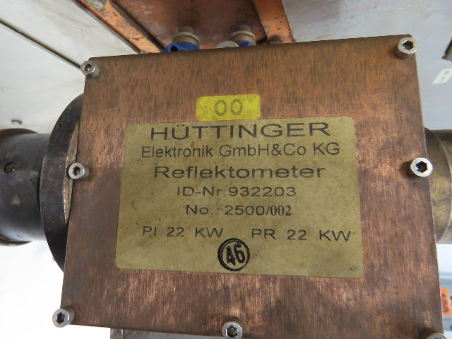 Huttinger 0461130 Trumpf Laser 22kw RF Power Output Amplifier w/ Reflektometer