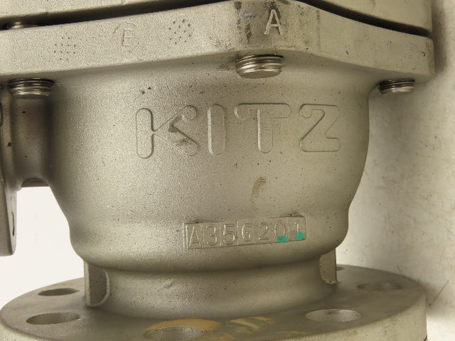 Kitz 10K-80 Stainless Ball Valve 3" Flanged DN80 Class 10K -No Handle