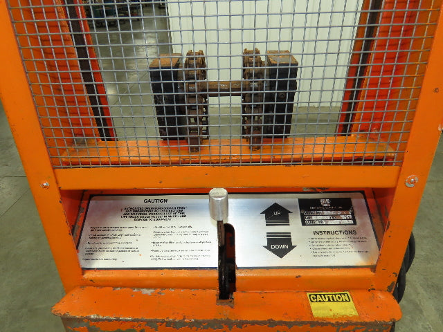 Presto PSA2762 Manual Walkie Straddle Pallet Stacker 12V Lift 2700 Lb 60" Truck
