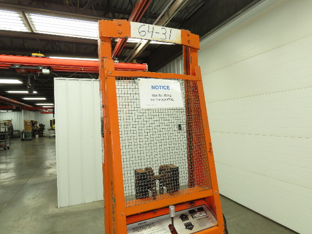Presto PSA2762 Manual Walkie Straddle Pallet Stacker 12V Lift 2700 Lb 60" Truck
