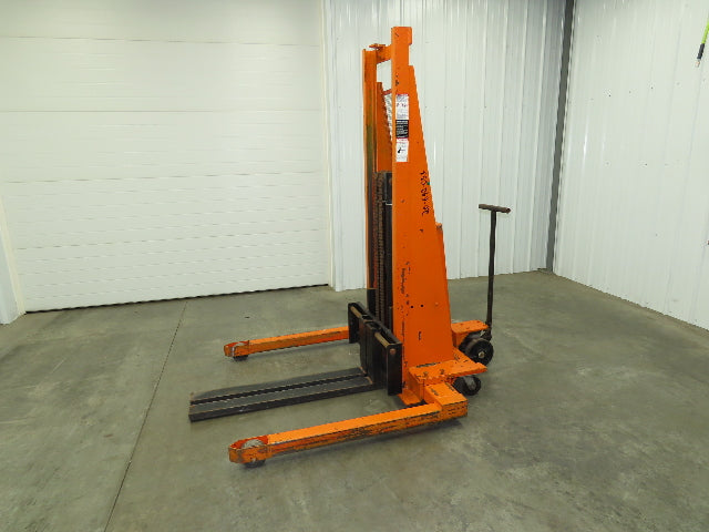 Presto PSA2762 Manual Walkie Straddle Pallet Stacker 12V Lift 2700 Lb 60" Truck