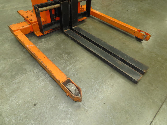 Presto PSA2762 Manual Walkie Straddle Pallet Stacker 12V Lift 2700 Lb 60" Truck