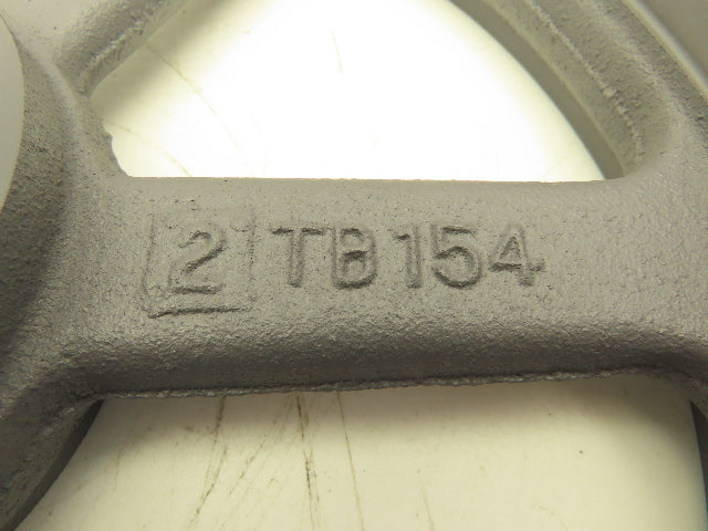 Browning 2TB154 2 Groove Pulley 15.6"-OD A-B Belts Split Taper Q1 Type Bushing