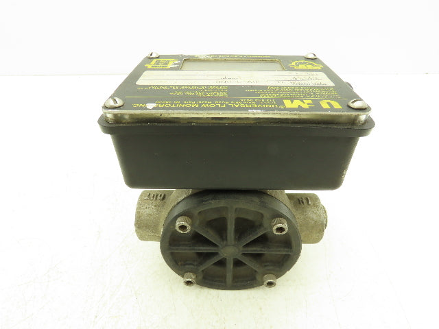 UFM 0010GM-4L-230V.9-0NR Flow Meter Monitor 1/2" NPT Port 10 GPM 3 Wire Switch