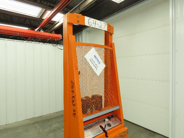 Presto PSA2762 Manual Walkie Straddle Pallet Stacker 12V Lift 2700 Lb 60" Truck