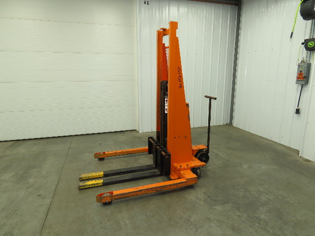 Presto PSA2762 Manual Walkie Straddle Pallet Stacker 12V Lift 2700 Lb 60" Truck