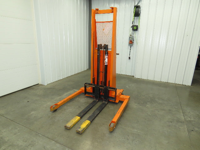 Presto PSA2762 Manual Walkie Straddle Pallet Stacker 12V Lift 2700 Lb 60" Truck