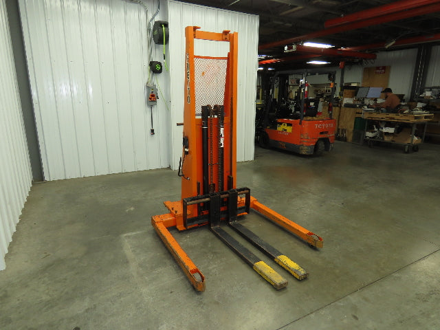 Presto PSA2762 Manual Walkie Straddle Pallet Stacker 12V Lift 2700 Lb 60" Truck