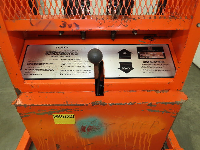 Presto PSA2762 Manual Walkie Straddle Pallet Stacker 12V Lift 2700 Lb 60" Truck