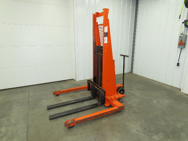 Presto PSA2762 Manual Walkie Straddle Pallet Stacker 12V Lift 2700 Lb 60" Truck
