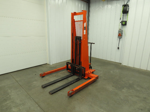Presto PSA2762 Manual Walkie Straddle Pallet Stacker 12V Lift 2700 Lb 60" Truck